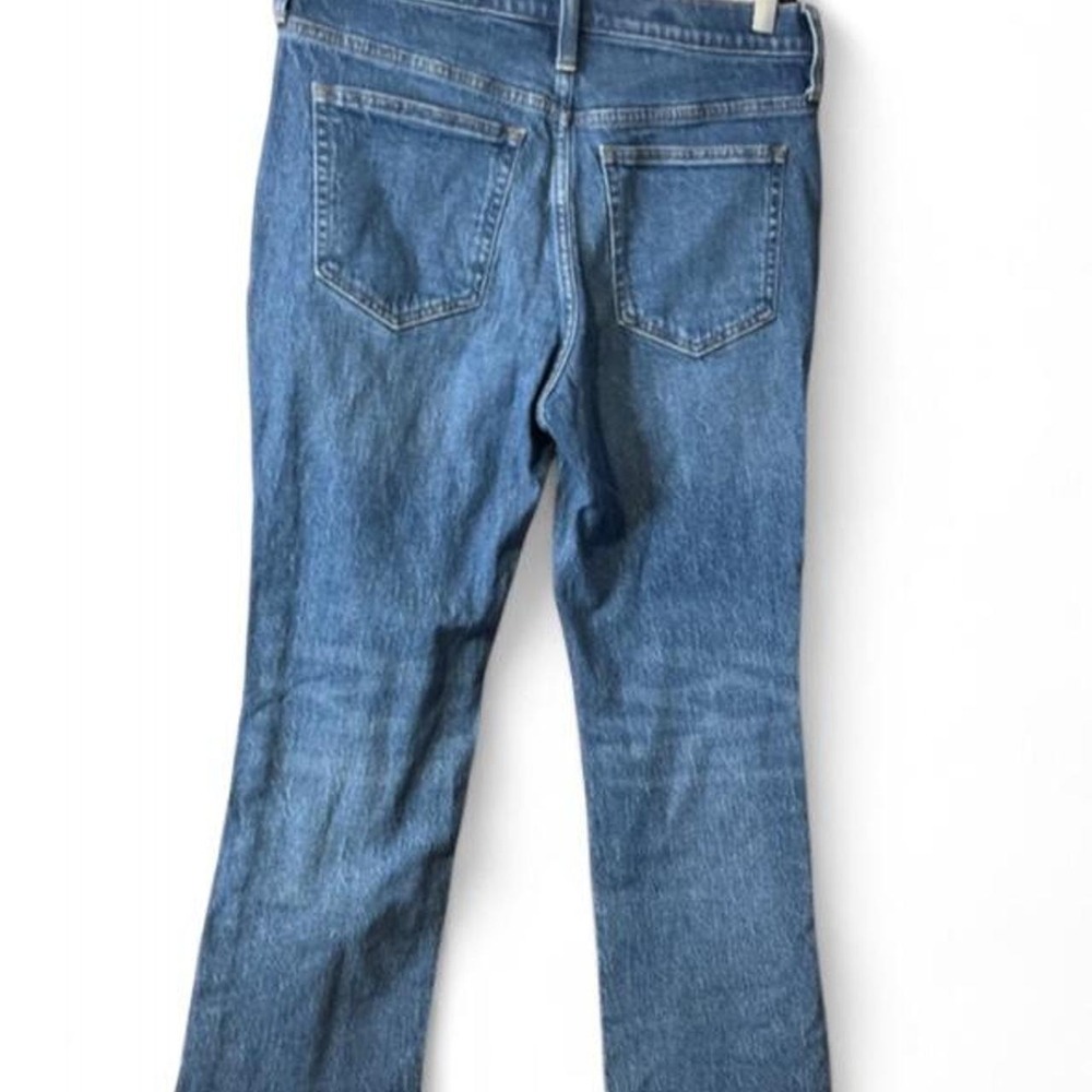 J.Crew 9" Demi Boot Crop Jeans Medium Wash Kick Flare Size 28